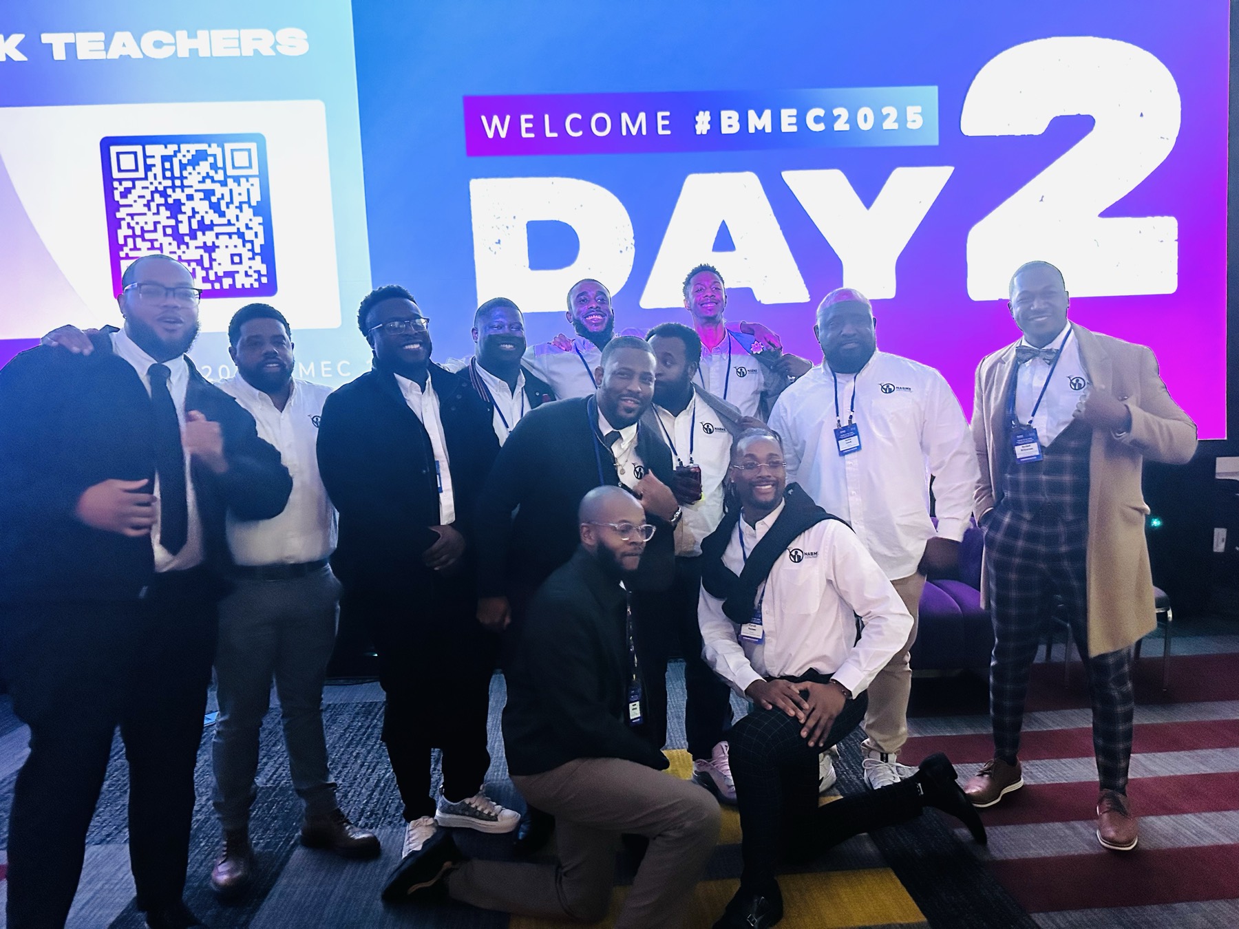 Athari Fellows with educators at the Black Male Educators Convening in Philadelphia